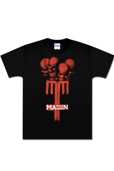 MARILYN MANSON SKULL CROSS T-Shirt