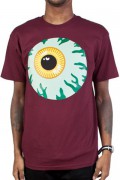 MISHKA (ミシカ) KEEP WATCH T-SHIRT BURGUNDY