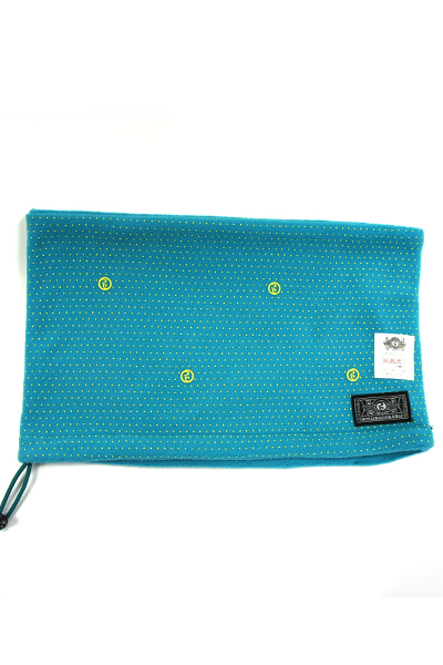 ROLLING CRADLE DOT×DOT NECK WARMER Turquoise