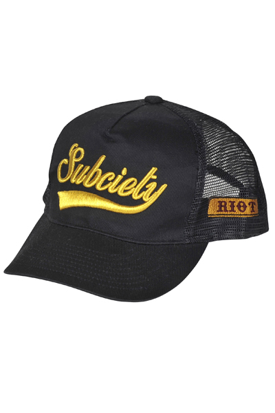 Subciety MESH CAP -GLORIOUS- BLK/GLD