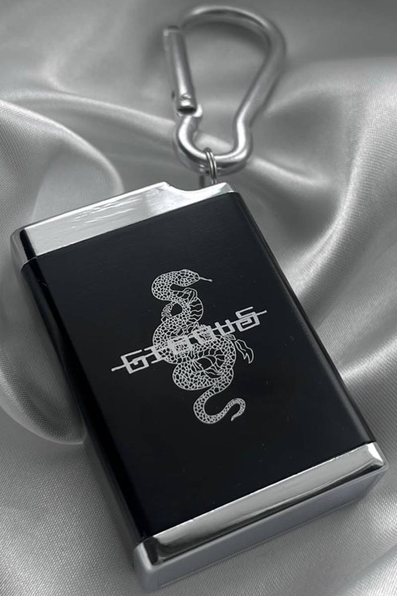gibous (ギボス) snake scorpion logo ashtray case
