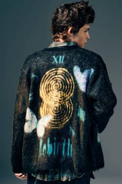 【予約商品】glamb(グラム)Rebirth Cardigan / リバースカーディガン - Black