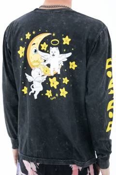 RIPNDIP (リップンディップ) Lullaby Long Sleeve (Black Mineral Wash)