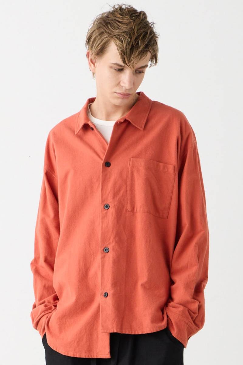 VIRGOwearworks (ヴァルゴウェアワークス) ASURA CUT NEL SHIRTS - Orange