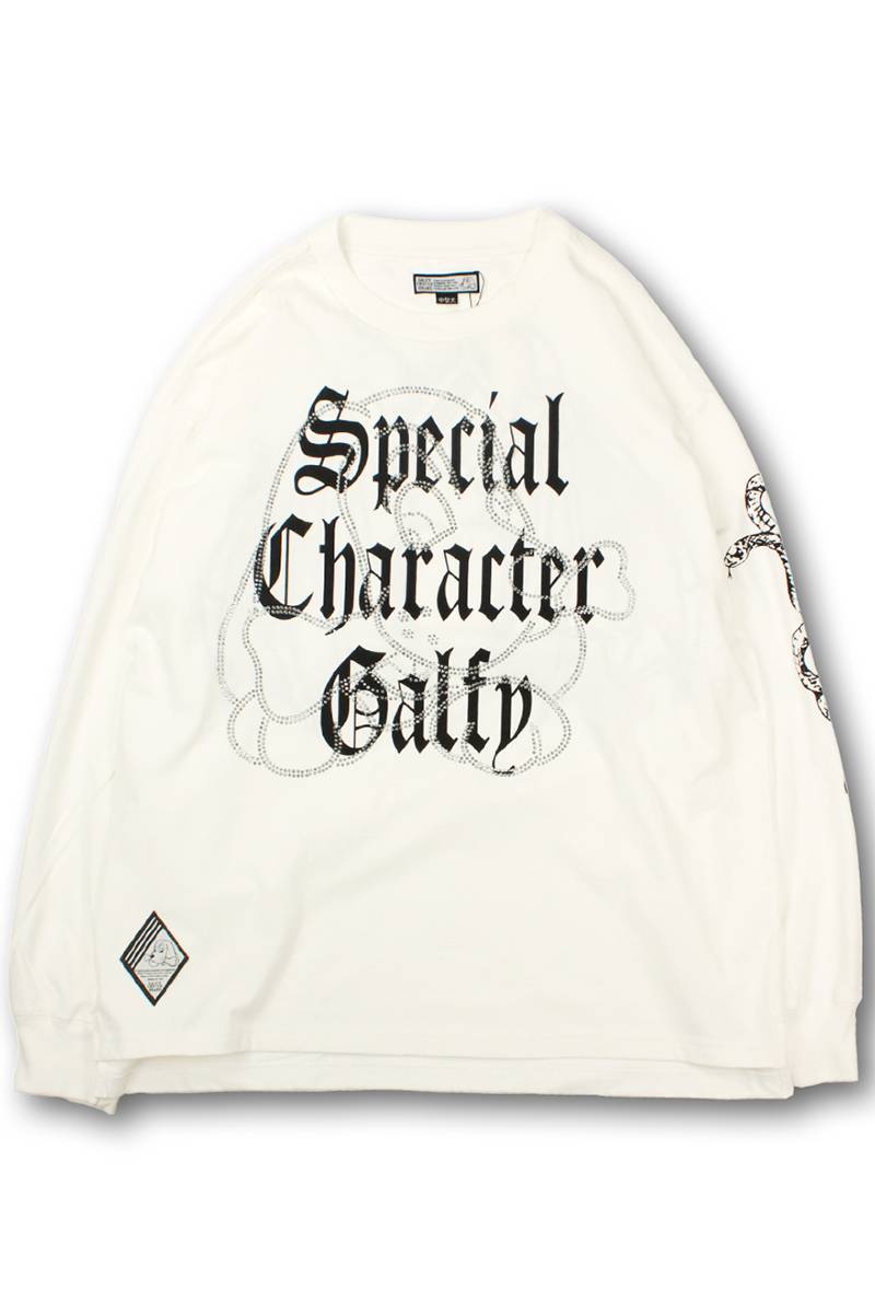 GALFY(ガルフィー) スケルトン☆ウイング ロンTee - WHITE GALFY(ガルフィー) スケルトン☆ウイング ロンTee - WHITE