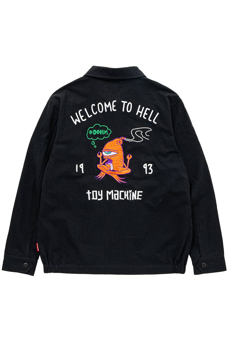 TOY MACHINE (トイマシーン) WELCOME TO HELL SOUVENIR JACKET - Black