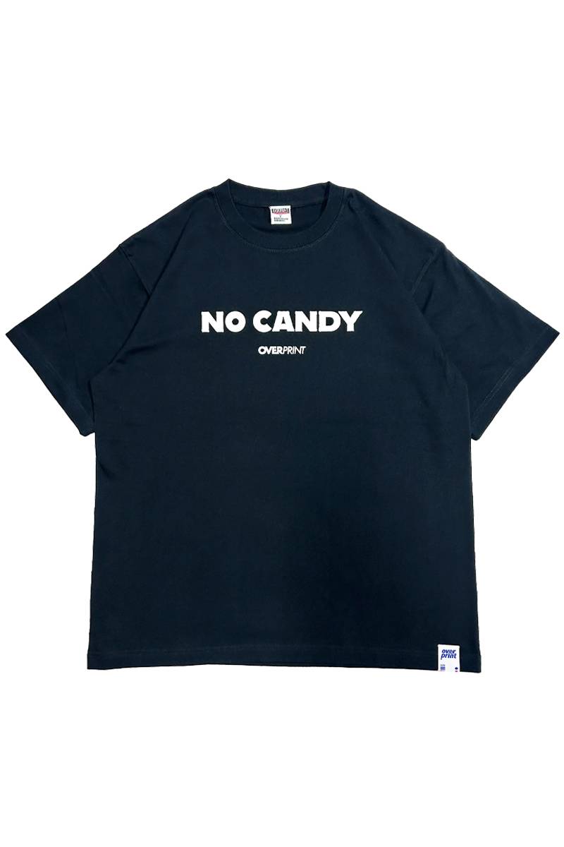 over print (オーバープリント) NO CANDY Tee - Black / ロック over print (オーバープリント) NO CANDY Tee - Black / ロック