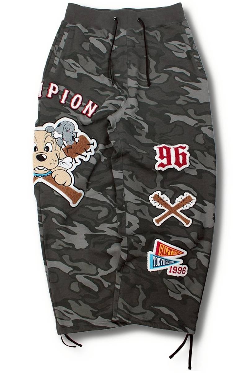 【予約商品】GALFY(ガルフィー)復活わんわん大学パンツ - Camo