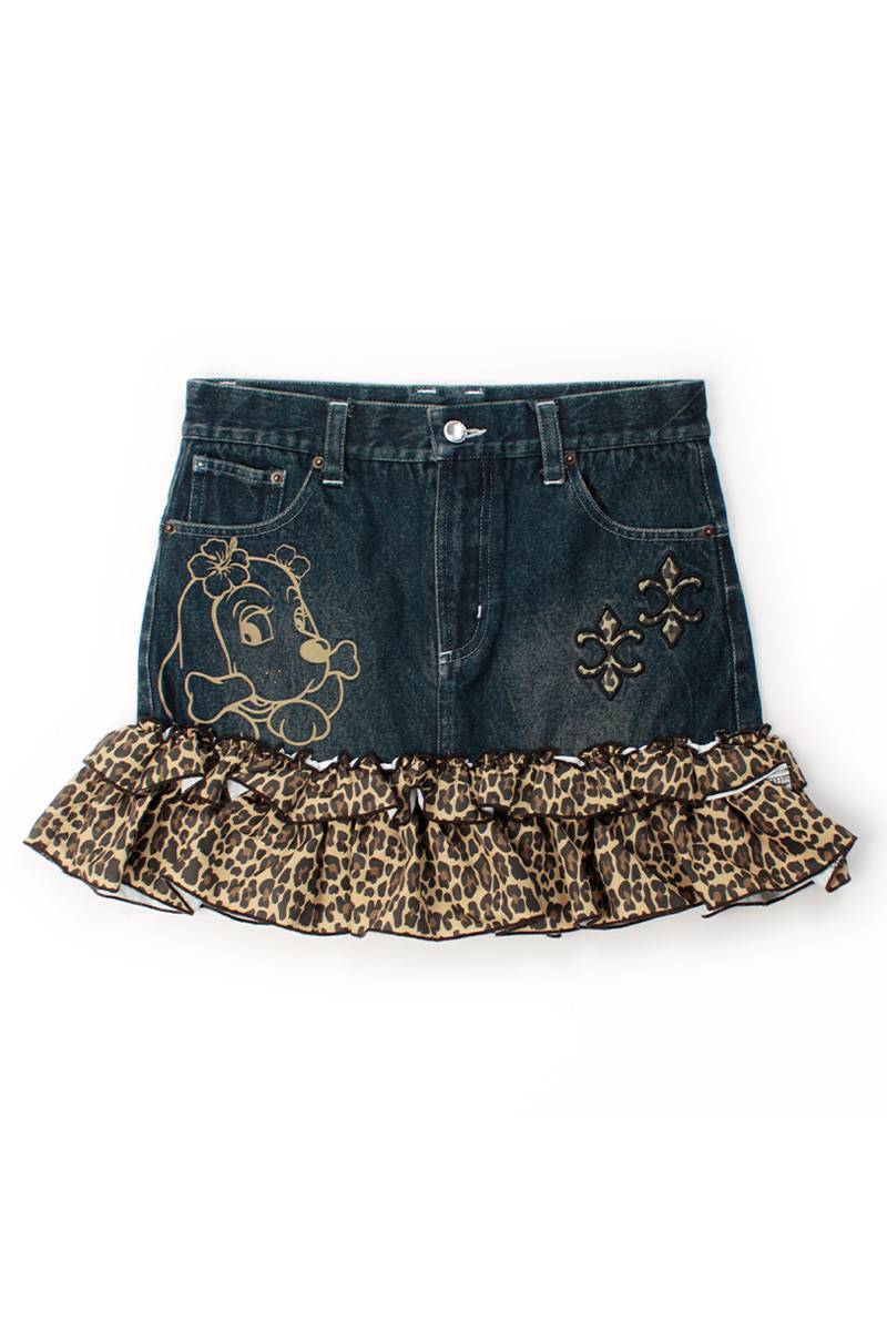 【予約商品】GALFY (ガルフィー)  GALちゃんフリフリSK - Vintage Indigo