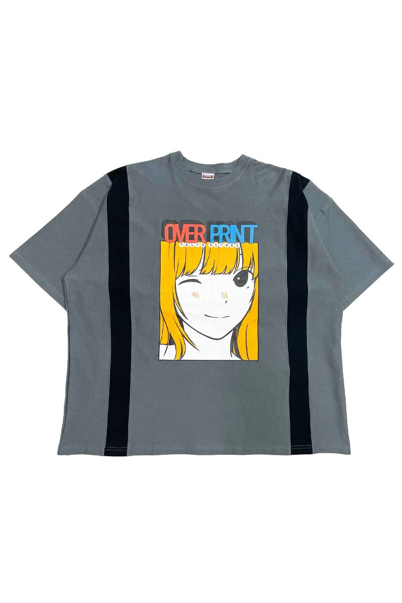 over print (オーバープリント) COVER Tee - Yellow