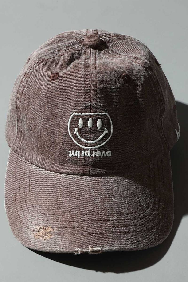 over print (オーバープリント) ICONIC Spirit Pigment Cap - Brown
