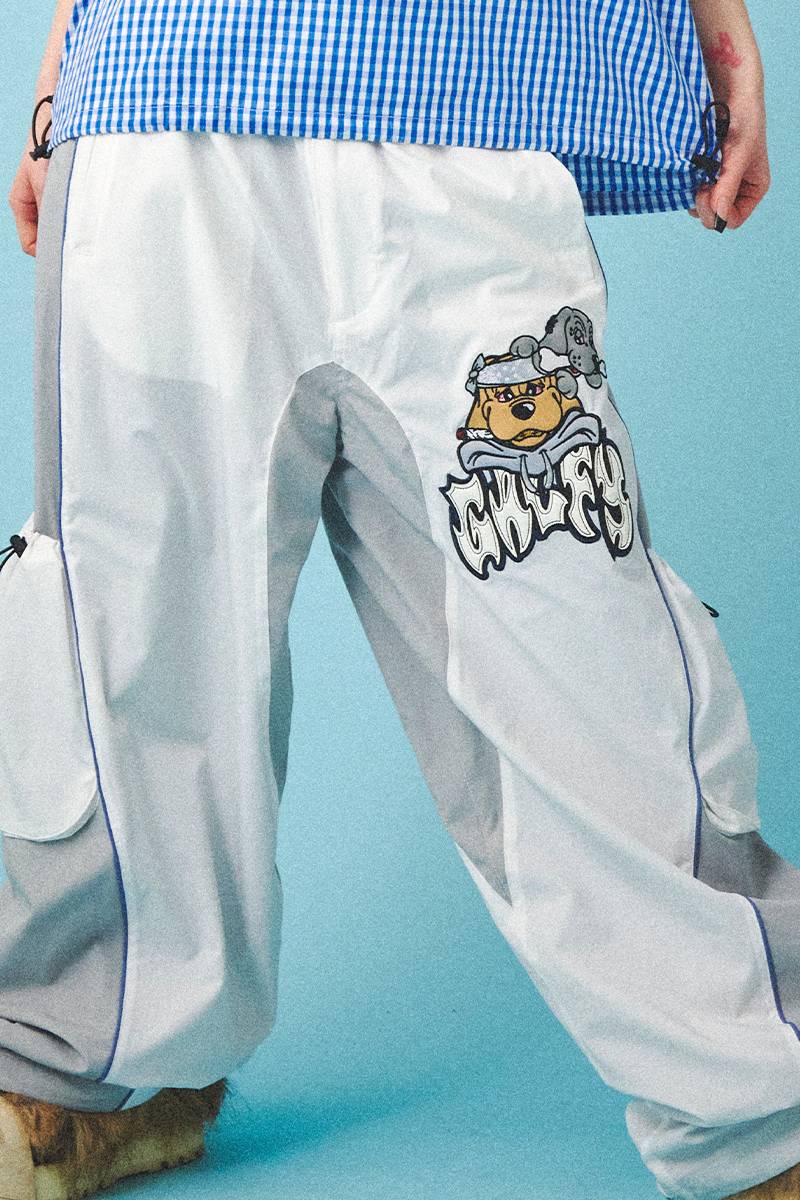 GALFY (ガルフィー)  病みに争いしサイバーパンツ - O.White