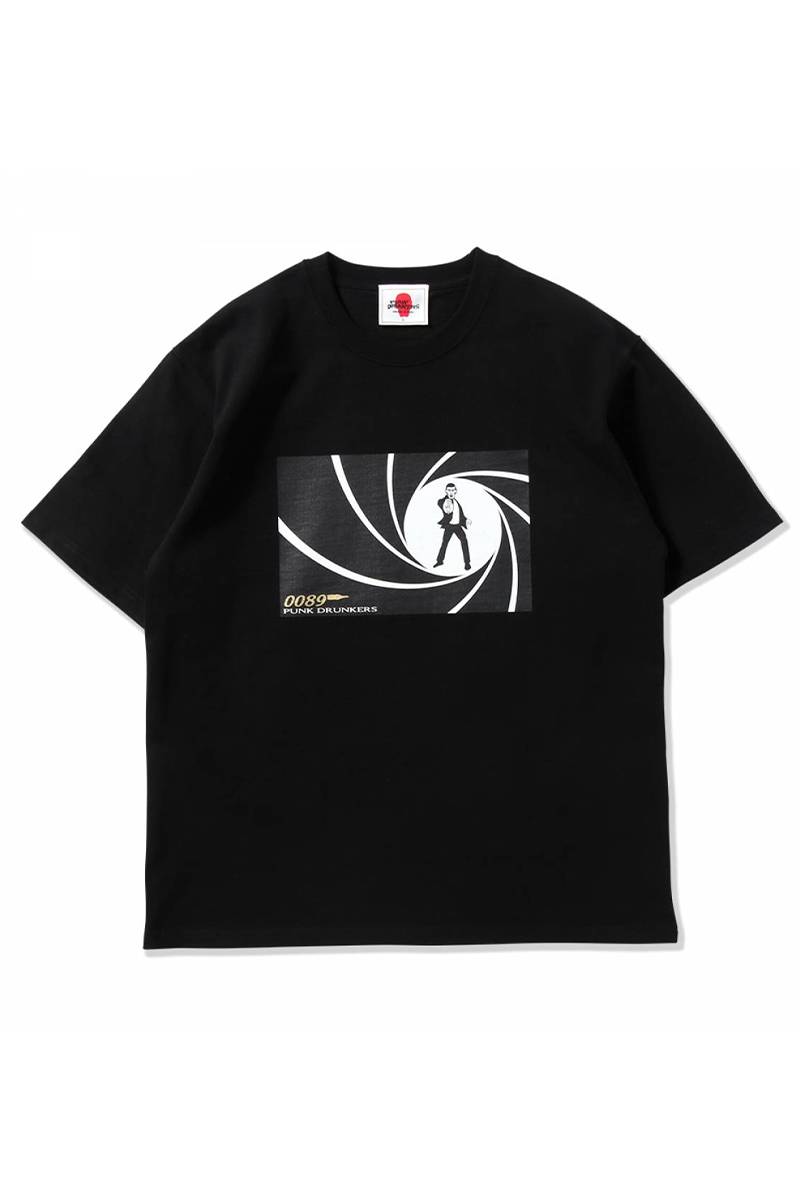 PUNK DRUNKERS（パンクドランカーズ）0089.TEE - BLACK