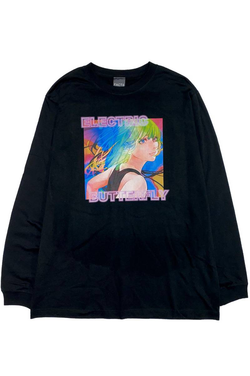 FACT101 (ファクトイチマルイチ) 『電気の蝶』ロングTシャツ