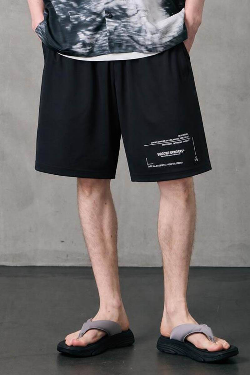 VIRGOwearworks (ヴァルゴウェアワークス)　Active Dry Shorts 26 - Black × White