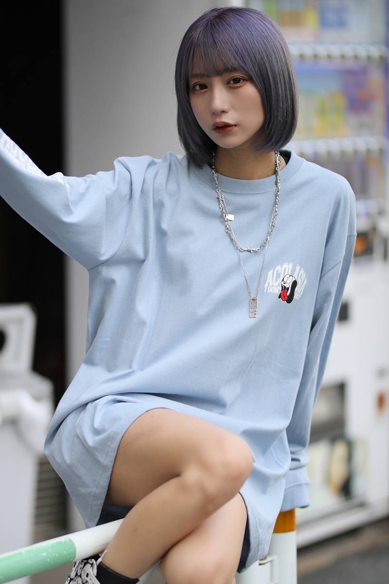 acOlaSia (アコレイジア) Hungry L/S L.BLUE