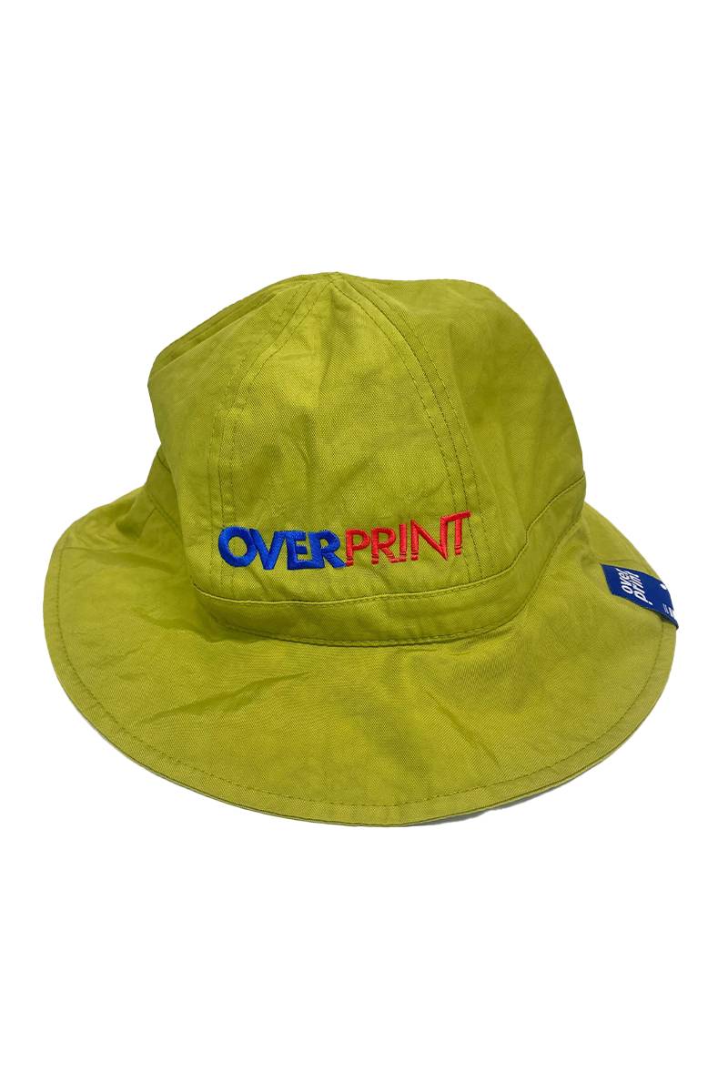 over print (オーバープリント) Washer Hat (green)