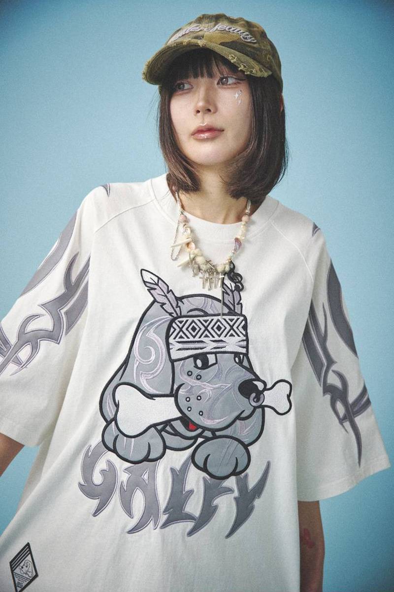 GALFY (ガルフィー) 部族長Tシャツ - White