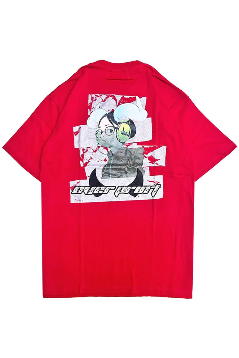 over print (オーバープリント) Satan Tee *COTOH - Red