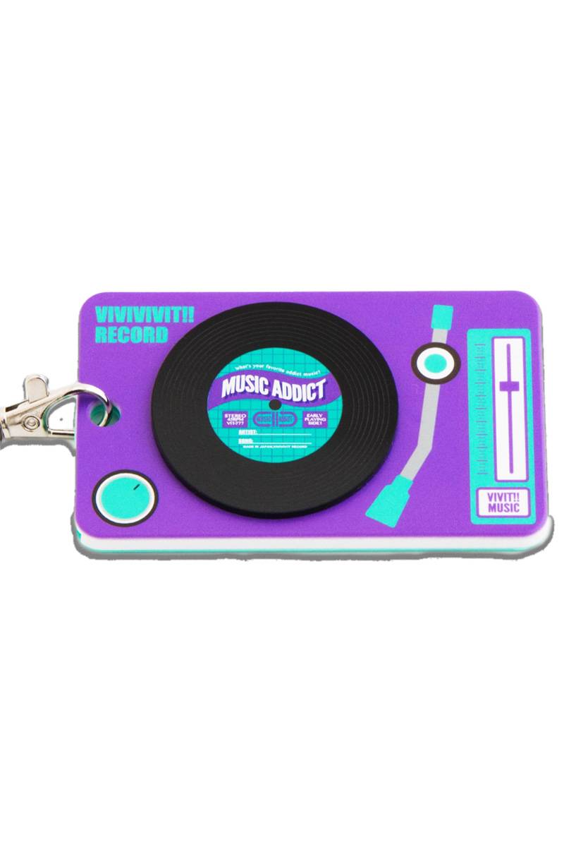 ビビビビット!! レコードパスケース - Purple