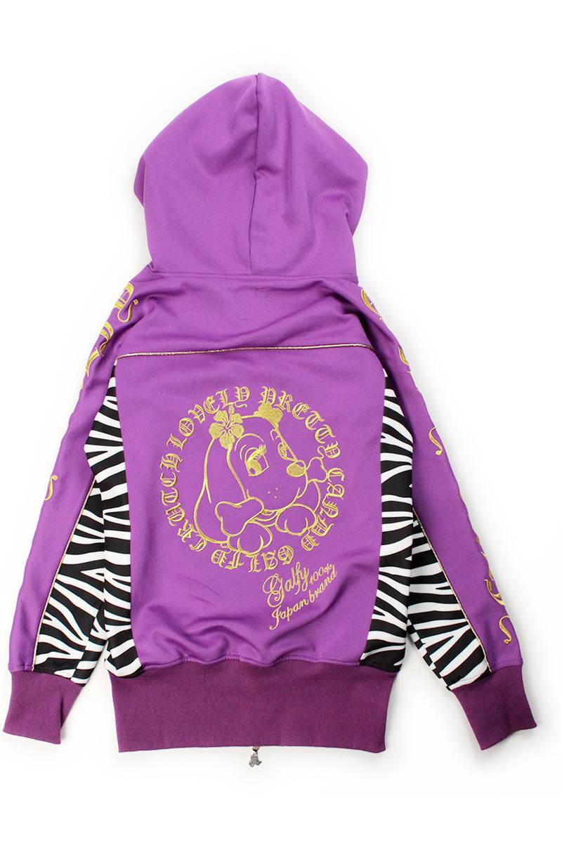 【予約商品】GALFY（ガルフィー）治安悪GALパーカーワンピ - PURPLE
