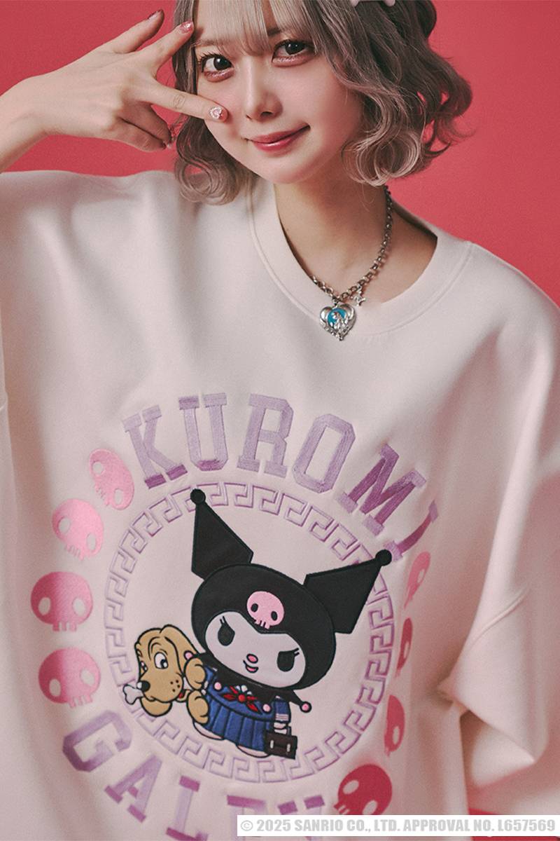 クロミ×GALFY(ガルフィー) みんな大好きボンディングBIG TEE - O.White