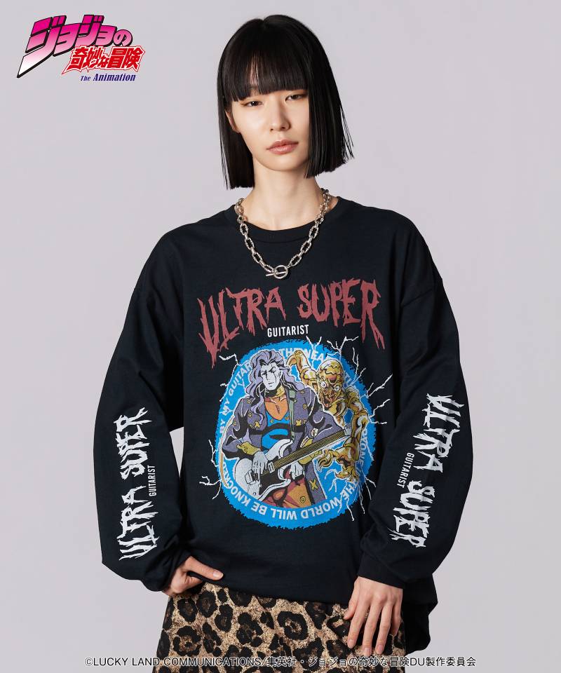 【予約商品】ジョジョの奇妙な冒険xglamb(グラム) Akira Otoishi's Stand Cutsew - Black