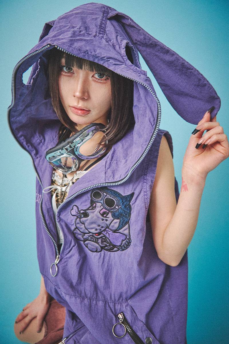 GALFY (ガルフィー) 反戦ベスト - Purple