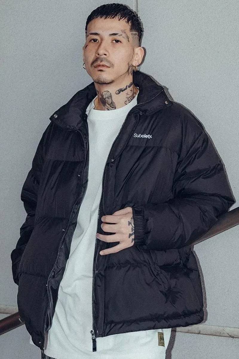 Subciety (サブサエティ) Essential down jkt - Black
