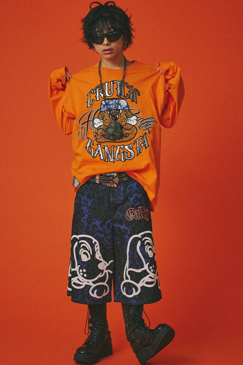 GALFY (ガルフィー) チカーノがるTee - Orange / ロック
