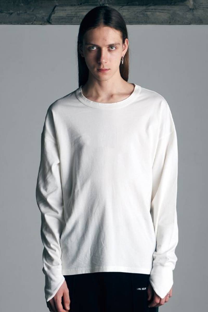 VIRGOwearworks(ヴァルゴウェアワークス) New perfection L/S [set-in sleeve] WHITE