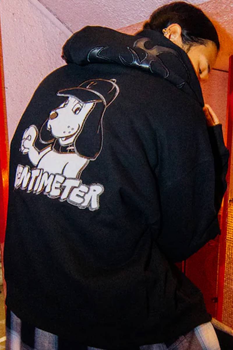 CENTIMETER×GALFY (ガルフィー) zip hoodie - Black