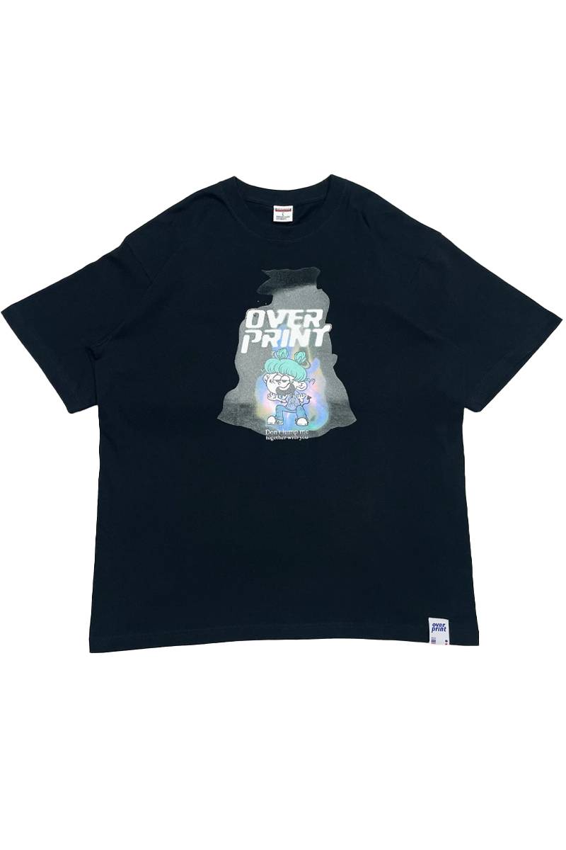 over print (オーバープリント) Satan Tee *ZERO ZERO HERO - Black