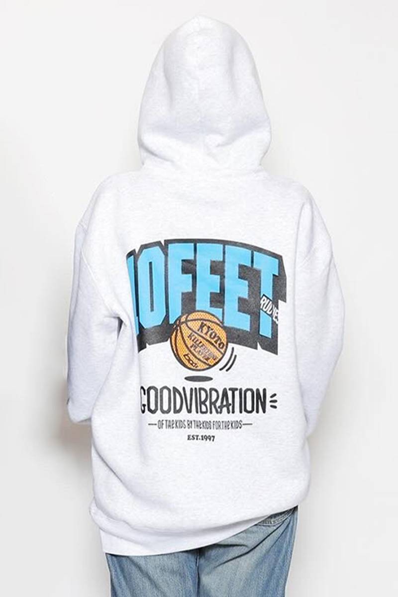 10-FEET x RUDIE'S(ルーディーズ) COLLABORATION 2024 HOODSWEAT - Ash