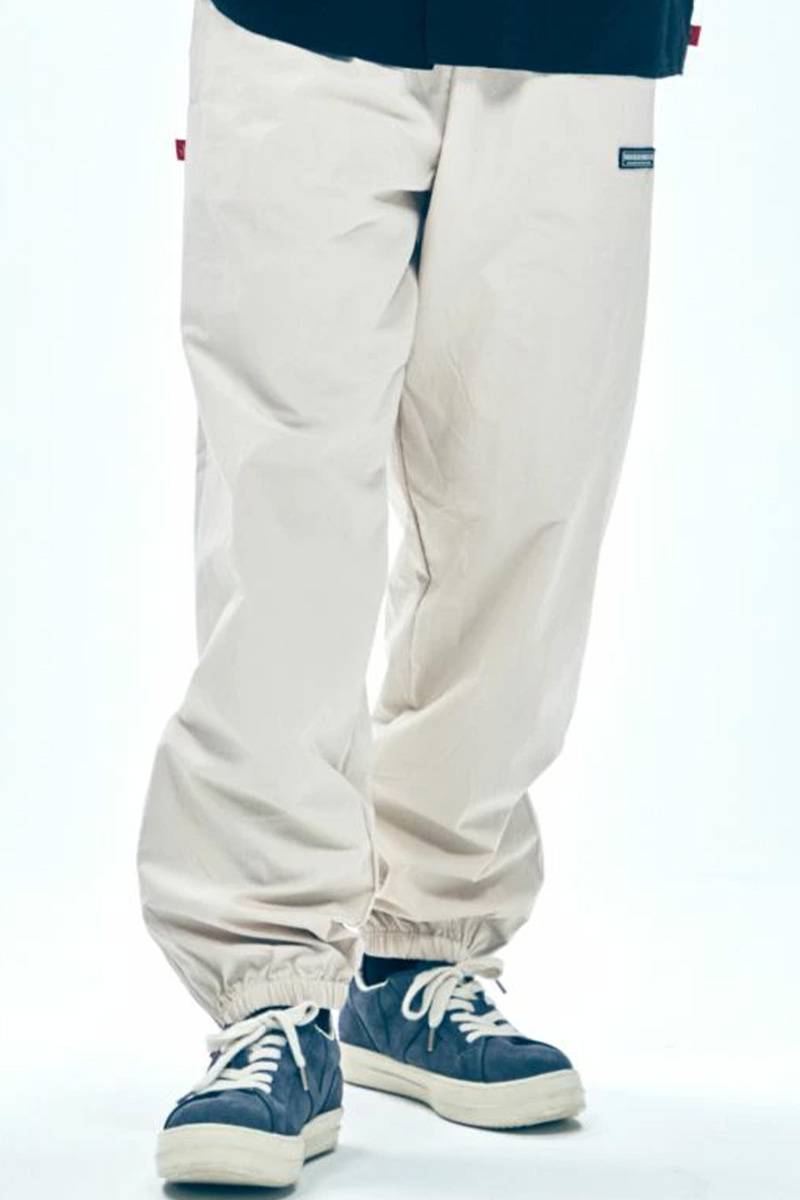 VIRGOwearworks (ヴァルゴウェアワークス) Tousled jogger pants - Cream