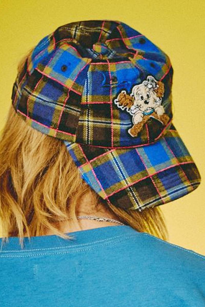 GALFY(ガルフィー) ワッペンいっこチェックCAP - Greenチェック