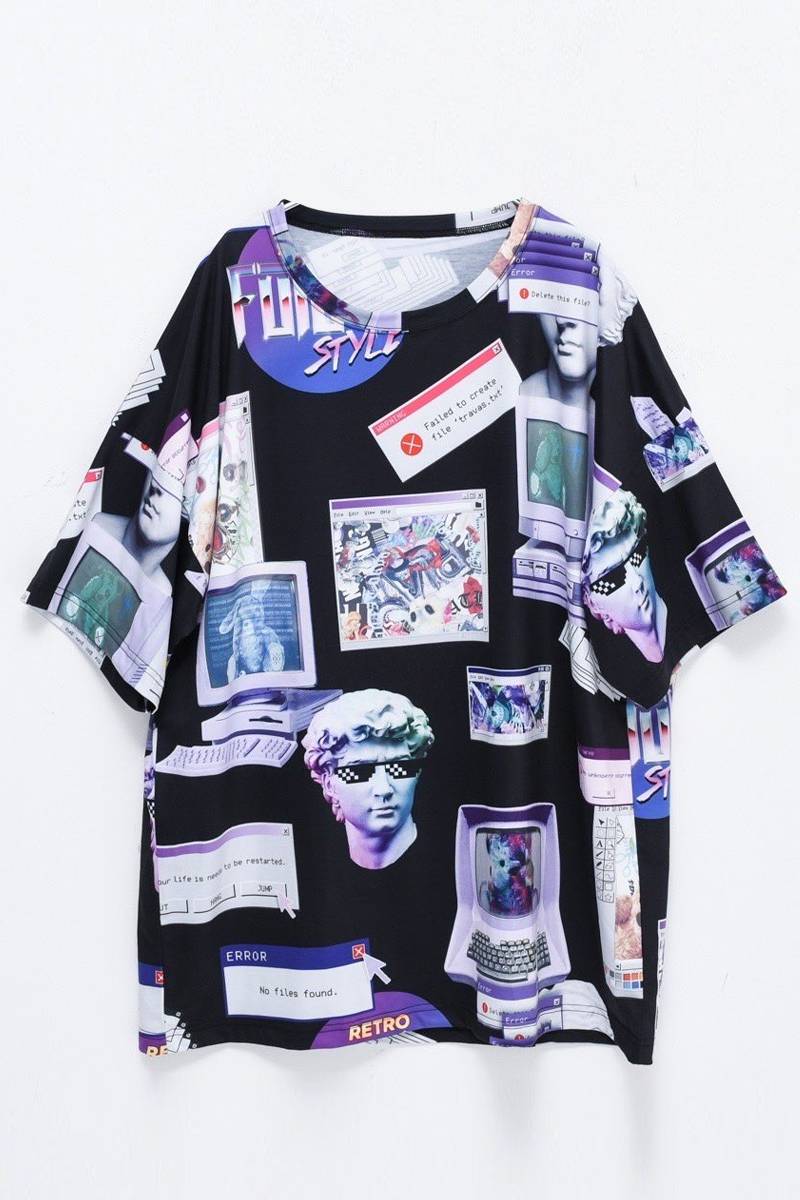 TRAVAS TOKYO【トラバストーキョー】Vapor thought BIG Tee TRAVAS TOKYO【トラバストーキョー】Vapor thought BIG Tee