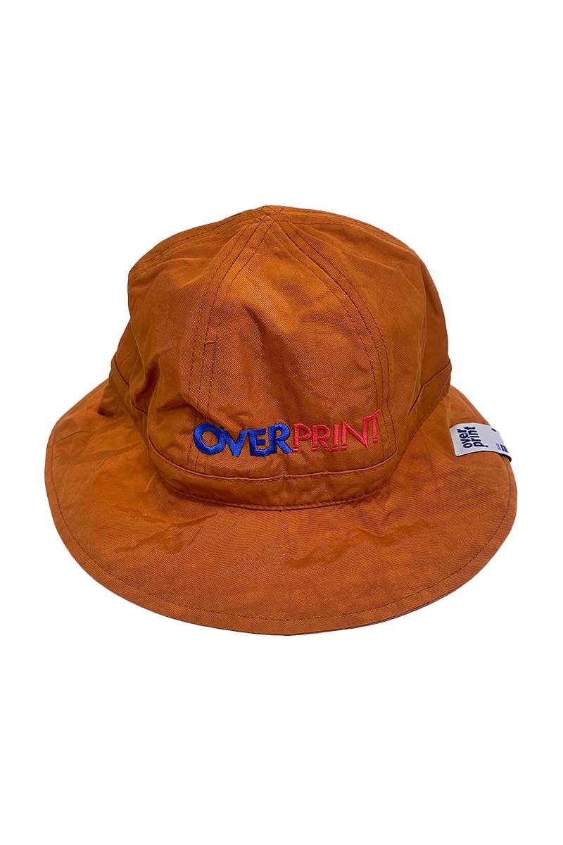 over print (オーバープリント) Washer Hat (orange)