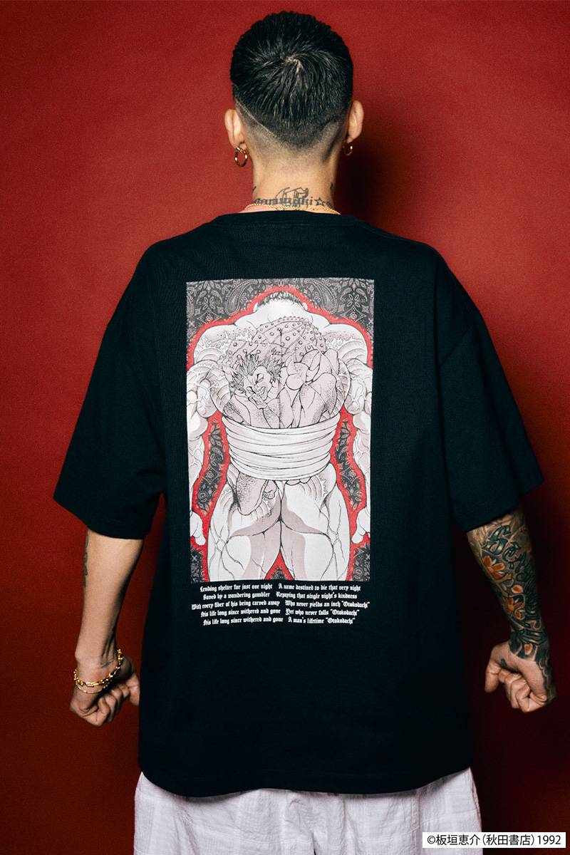 【予約商品】刃牙 × Subciety(サブサエティ)　Hanayama Kaoru tee