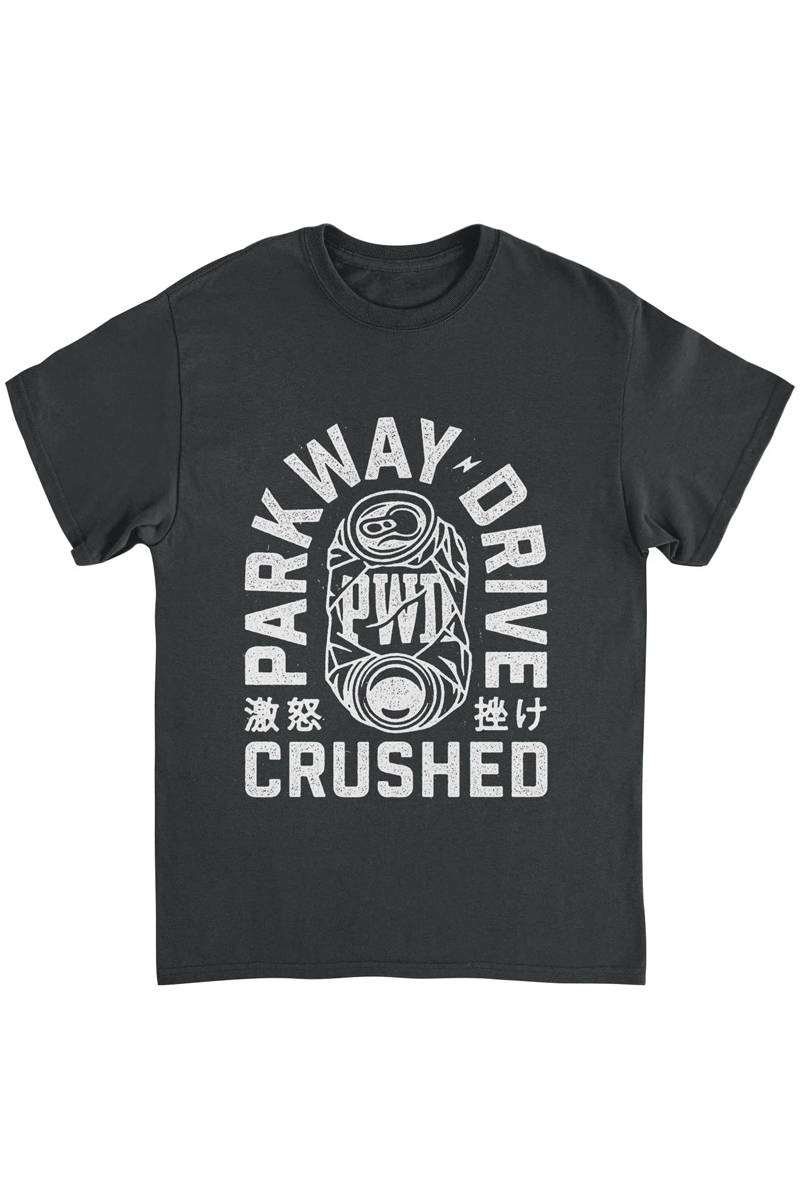 PARKWAY DRIVE バンドTシャツ ユニセックス: Crushed Can Pwd - Black