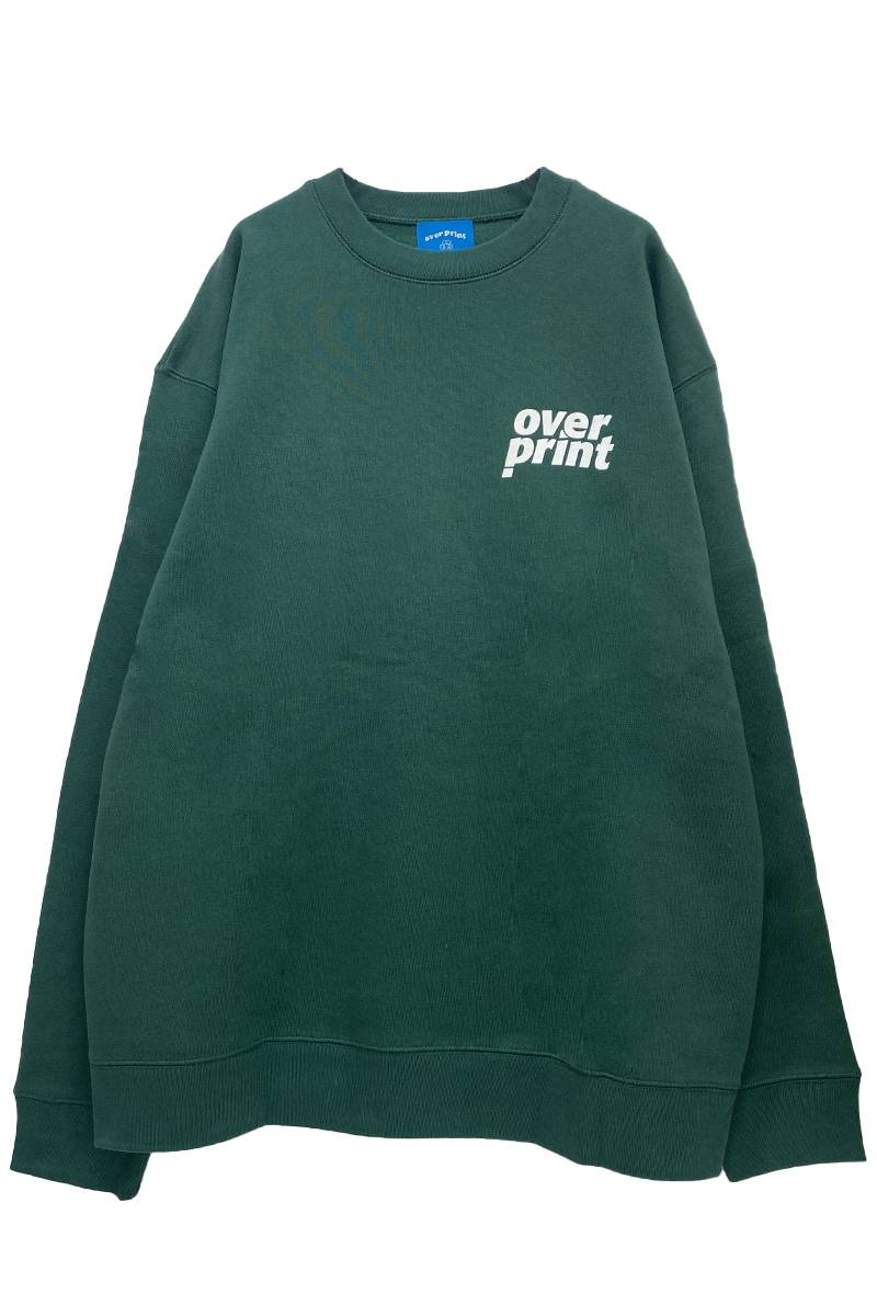 over print(オーバープリント) ZERO ZERO HERO sweatshirts1 over print(オーバープリント) ZERO ZERO HERO sweatshirts1
