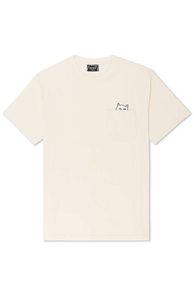 RIPNDIP (リップンディップ) LORD NERMAL POCKET TEE(NATURAL)