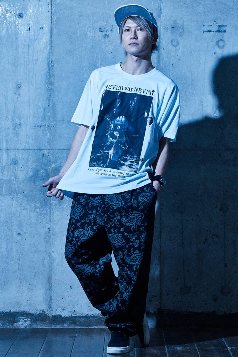 ロックファッション バンドグッズのgekirock Clothing Zephyren ゼファレン Dolman Big Tee S S White Never Say Never ロックファッション バンドグッズのgekirock Clothing Zephyren ゼファレン Dolman Big Tee S S White Never Say Never