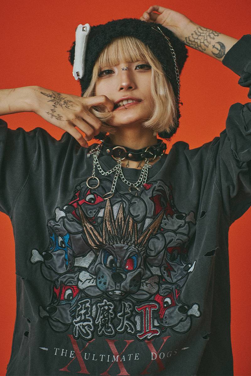 楽天市場】GALFY ガルフィー ロンT 病みに染まりし ストリート