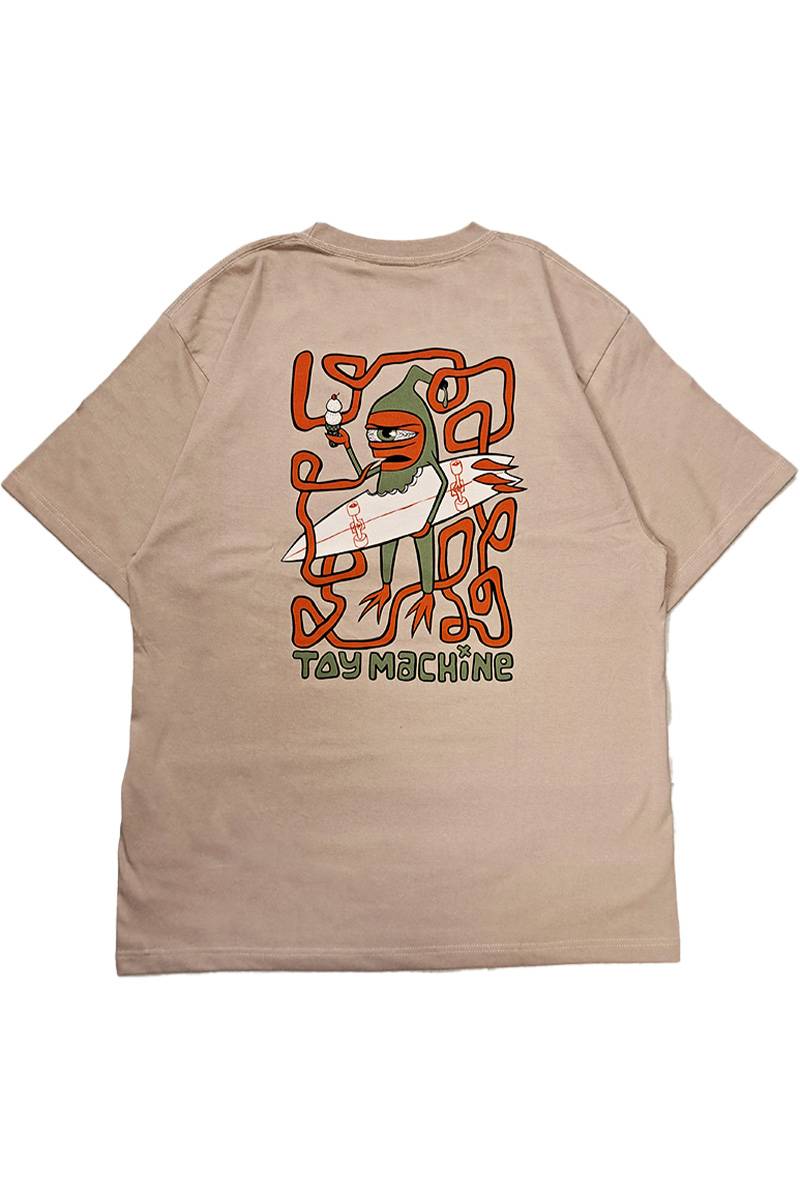 TOY MACHINE (トイ・マシーン)　SURF SECT SS TEE - Sand