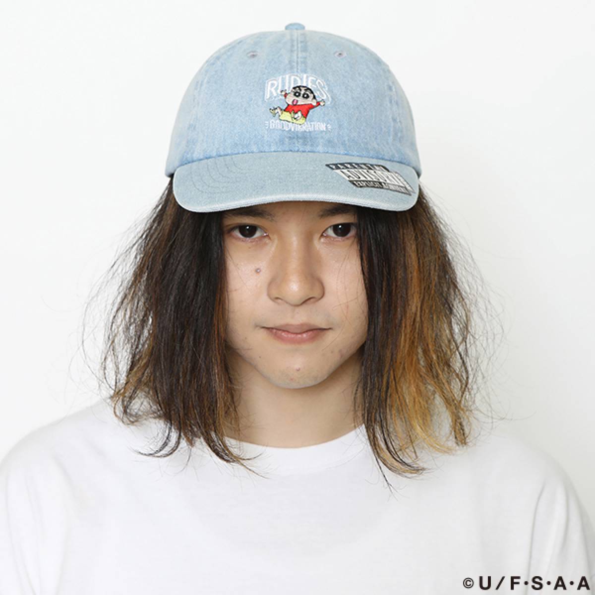 RUDIE'S x CRAYON SHINCHAN DIVE PANELCAP DENIM