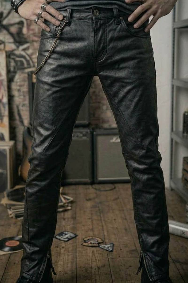 JACKROSE Archivemade(ジャックローズ・アーカイブメイド) Wax denim ZIP skinny pants