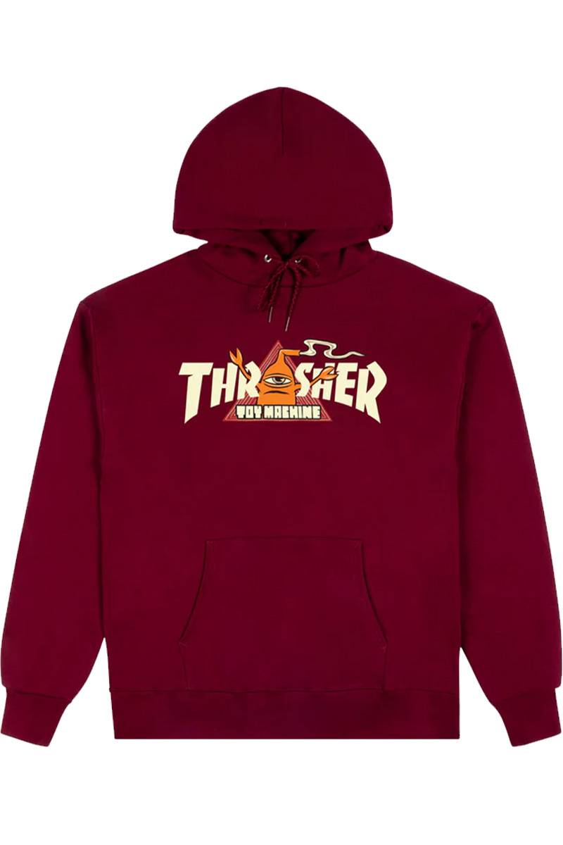 THRASHER × TOY MACHINE Vortex Hoodie