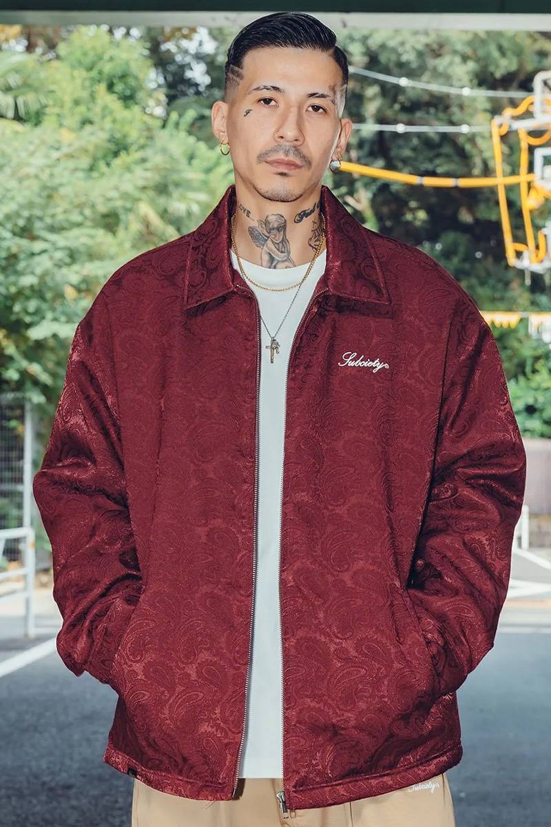 サブサエティ ジャケット SUBCIETY JACQUARD SWING TOP subciety メンズ おさな スイングトップ 総柄 送料無料 ストリート サブサエティ ジャケット SUBCIETY JACQUARD SWING TOP subciety メンズ おさな スイングトップ 総柄 送料無料 ストリート