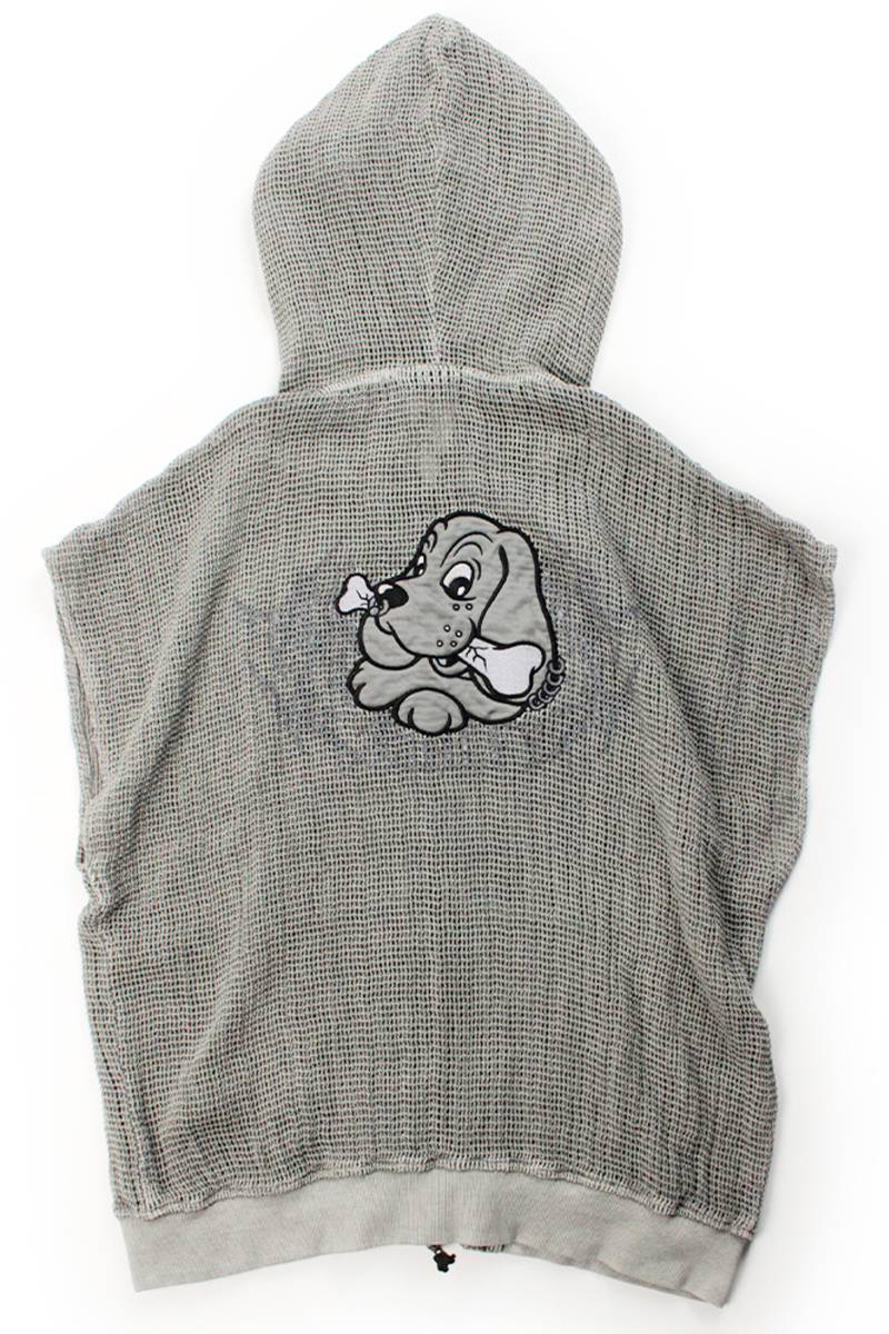 【予約商品】GALFY (ガルフィー) 病みに透けしポンチョ - Ash